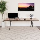 Flash Furniture XA-3696-P-GG Rectangular Folding Banquet Table w/ Hardwood Top - 96"W x 36"D x 30"H thumbnail 8