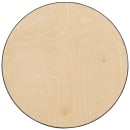 Flash Furniture XA-36-COTA-GG 36" Round Bar Height Table - Birchwood Top, Steel Base thumbnail 3