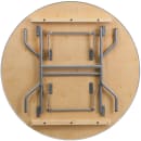 Flash Furniture XA-48-BIRCH-M-GG 48" Round Folding Banquet Table w/ Birchwood Top, 30"H thumbnail 4
