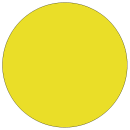 Flash Furniture XU-A48-RND-YEL-H-P-GG 48" Round Activity Table - Laminate Top, Yellow thumbnail 2
