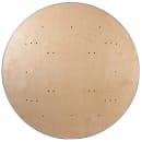 Flash Furniture XA-66-BIRCH-M-GG 66" Round Folding Banquet Table w/ Birchwood Top, 30"H thumbnail 3