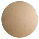 Flash Furniture XA-72-BIRCH-M-GG 72" Round Folding Banquet Table w/ Birchwood Top, 30"H thumbnail 3