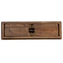 Flash Furniture XA-B-40X12-GG Folding Rustic Farm Bench w/ Pine Plank Top - 40 1/4"W x 12"D x 17 3/4"H thumbnail 4