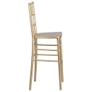 Flash Furniture XA-CH-BAR-GO-GG Stacking Chiavari Bar Stool w/ Wood Seat, Gold Finish thumbnail 3
