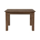 Flash Furniture XA-F-46X30-GG Rectangular Farm Dining Table - 46" x 30", Rustic Stained Solid Pine thumbnail 9