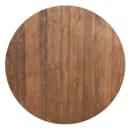 Flash Furniture XA-F-60-RD-GG 59 3/4" Round Folding Dining Table - 30"H, Solid Pine thumbnail 4