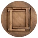 Flash Furniture XA-F-60-RD-GG 59 3/4" Round Folding Dining Table - 30"H, Solid Pine thumbnail 5