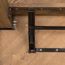 Flash Furniture XA-F-60-RD-GG 59 3/4" Round Folding Dining Table - 30"H, Solid Pine thumbnail 6