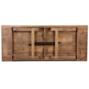 Flash Furniture XA-F-96X40-GG Rectangular Folding Farm Table w/ Antique Rustic Plank Top - 96"W x 40"D x 30"H thumbnail 4