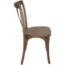 Flash Furniture X-BACK-LB Dining Chair w/ Cross Back - Elmwood w/ Light Brown Finish thumbnail 2