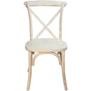 Flash Furniture X-BACK-LW Dining Chair w/ Cross Back - Elmwood w/ Lime Wash Finish thumbnail 3