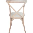 Flash Furniture X-BACK-LW Dining Chair w/ Cross Back - Elmwood w/ Lime Wash Finish thumbnail 4