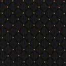 Flash Furniture XU-CH-60096-BK-GG Stacking Church Chair w/ Black Dot Fabric Back & Seat - Steel Frame, Gold Vein thumbnail 10