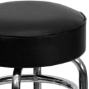 Flash Furniture XU-D-100-GG Backless Swivel Bar Stool w/ Black Vinyl Seat, Chrome thumbnail 7