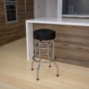 Flash Furniture XU-D-100-GG Backless Swivel Bar Stool w/ Black Vinyl Seat, Chrome thumbnail 9