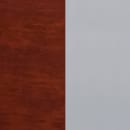 Flash Furniture XU-DG-60402-BAR-MAHW-GG Bar Stool w/ Metal Slat Back & Mahogany Wood Seat, Silver thumbnail 6