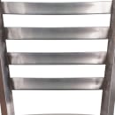 Flash Furniture XU-DG697BLAD-CLR-BAR-WALW-GG Bar Stool w/ Ladder Back & Walnut Wood Seat, Clear Coat Steel thumbnail 2