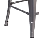 Flash Furniture XU-DG-TP0004-24-GG Backless Bar Stool w/ Metal Seat, Silver thumbnail 5