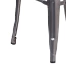 Flash Furniture XU-DG-TP0004-30-GG Backless Bar Stool w/ Metal Seat, Silver thumbnail 5
