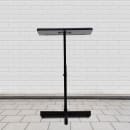 Flash Furniture XU-LECTERN-ADJ-GG Portable Lectern w/ Mahogany Laminate Top & Black Steel Frame - 20"W x 18 1/4"D x 35 1/2" to 48"H thumbnail 10