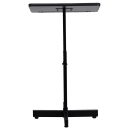 Flash Furniture XU-LECTERN-ADJ-GG Portable Lectern w/ Mahogany Laminate Top & Black Steel Frame - 20"W x 18 1/4"D x 35 1/2" to 48"H thumbnail 5