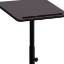 Flash Furniture XU-LECTERN-ADJ-GG Portable Lectern w/ Mahogany Laminate Top & Black Steel Frame - 20"W x 18 1/4"D x 35 1/2" to 48"H thumbnail 7