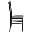 Flash Furniture XS-BLACK-GG Chiavari Chair - Acacia Wood, Black thumbnail 3