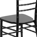 Flash Furniture XS-BLACK-GG Chiavari Chair - Acacia Wood, Black thumbnail 8