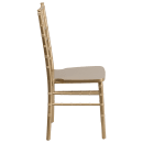 Flash Furniture XS-GOLD-GG Chiavari Chair - Acacia Wood, Gold thumbnail 3