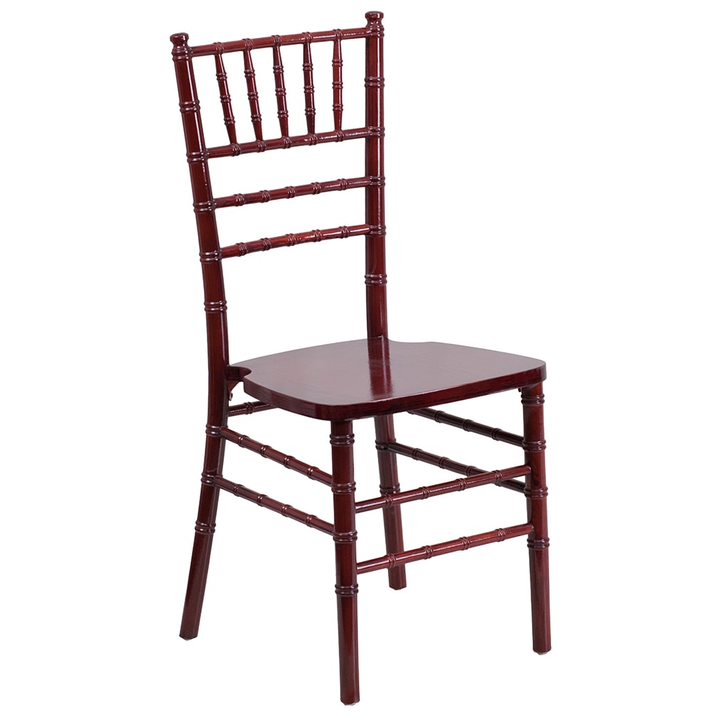 Flash Furniture XS-MAHOGANY-GG Chiavari Chair - Acacia Wood, Mahogany