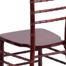 Flash Furniture XS-MAHOGANY-GG Chiavari Chair - Acacia Wood, Mahogany thumbnail 8