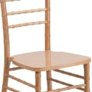 Flash Furniture XS-NATURAL-GG Chiavari Chair - Acacia Wood, Natural thumbnail 7