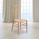 Flash Furniture XS-NATURAL-GG Chiavari Chair - Acacia Wood, Natural thumbnail 9