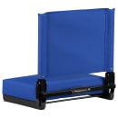 Flash Furniture XU-STA-BL-GG Grandstand Outdoor Folding Stadium Seat - Blue Canvas w/ Black Aluminum Frame thumbnail 4