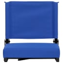 Flash Furniture XU-STA-BL-GG Grandstand Outdoor Folding Stadium Seat - Blue Canvas w/ Black Aluminum Frame thumbnail 5