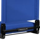 Flash Furniture XU-STA-BL-GG Grandstand Outdoor Folding Stadium Seat - Blue Canvas w/ Black Aluminum Frame thumbnail 8