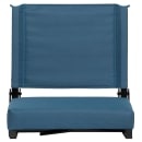 Flash Furniture XU-STA-GN-GG Grandstand Outdoor Folding Stadium Seat - Teal Canvas w/ Black Aluminum Frame thumbnail 5