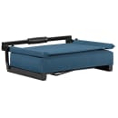 Flash Furniture XU-STA-GN-GG Grandstand Outdoor Folding Stadium Seat - Teal Canvas w/ Black Aluminum Frame thumbnail 7