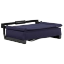 Flash Furniture XU-STA-NVY-GG Grandstand Outdoor Folding Stadium Seat - Navy Canvas w/ Black Aluminum Frame thumbnail 7