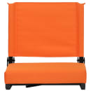 Flash Furniture XU-STA-OR-GG Grandstand Outdoor Folding Stadium Seat - Orange Canvas w/ Black Aluminum Frame thumbnail 5
