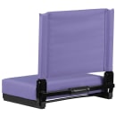 Flash Furniture XU-STA-PUR-GG Grandstand Outdoor Folding Stadium Seat - Purple Canvas w/ Black Aluminum Frame thumbnail 4