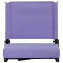 Flash Furniture XU-STA-PUR-GG Grandstand Outdoor Folding Stadium Seat - Purple Canvas w/ Black Aluminum Frame thumbnail 5