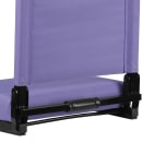 Flash Furniture XU-STA-PUR-GG Grandstand Outdoor Folding Stadium Seat - Purple Canvas w/ Black Aluminum Frame thumbnail 8