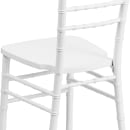 Flash Furniture XS-WHITE-GG Chiavari Chair - Acacia Wood, White thumbnail 8