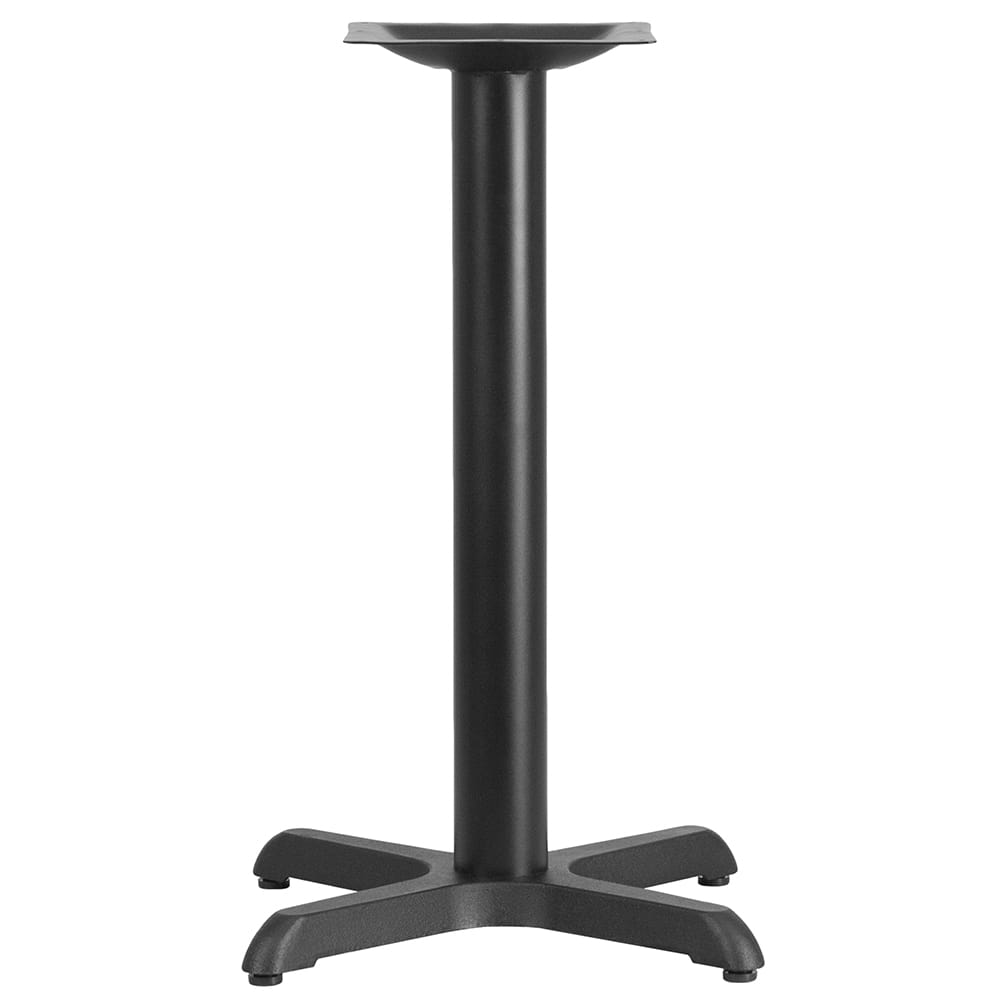 Flash Furniture XU-T2222-GG 28 1/2"H Dining Height Table Base for 30" Round/Square Table Tops - Cast Iron