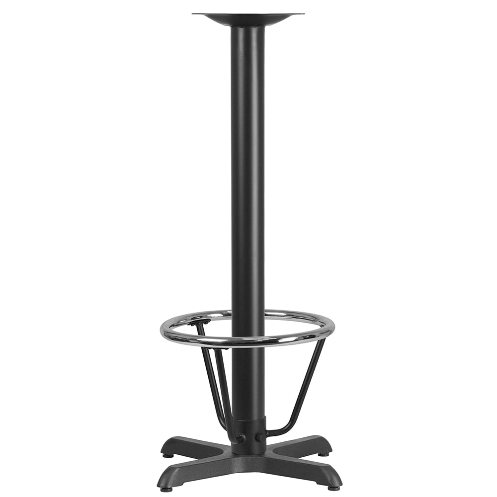 Flash Furniture XU-T2222-BAR-3CFR-GG 42"H Bar Height Table Base for 30" Round/Square Table Tops - Cast Iron