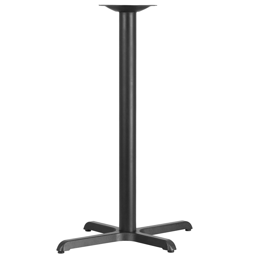 Flash Furniture XU-T2230-BAR-GG 42"H Bar Height Table Base for 30" x 48" Table Tops - Cast Iron