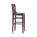 Flash Furniture XU-DG-W0006BAR-WAL-GG Bar Stool w/ School House Back & Wood Seat, Walnut thumbnail 12