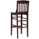 Flash Furniture XU-DG-W0006BAR-WAL-GG Bar Stool w/ School House Back & Wood Seat, Walnut thumbnail 5