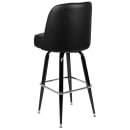 Flash Furniture XU-F-125-GG Bar Stool w/ Black Vinyl Bucket Seat, Black thumbnail 5